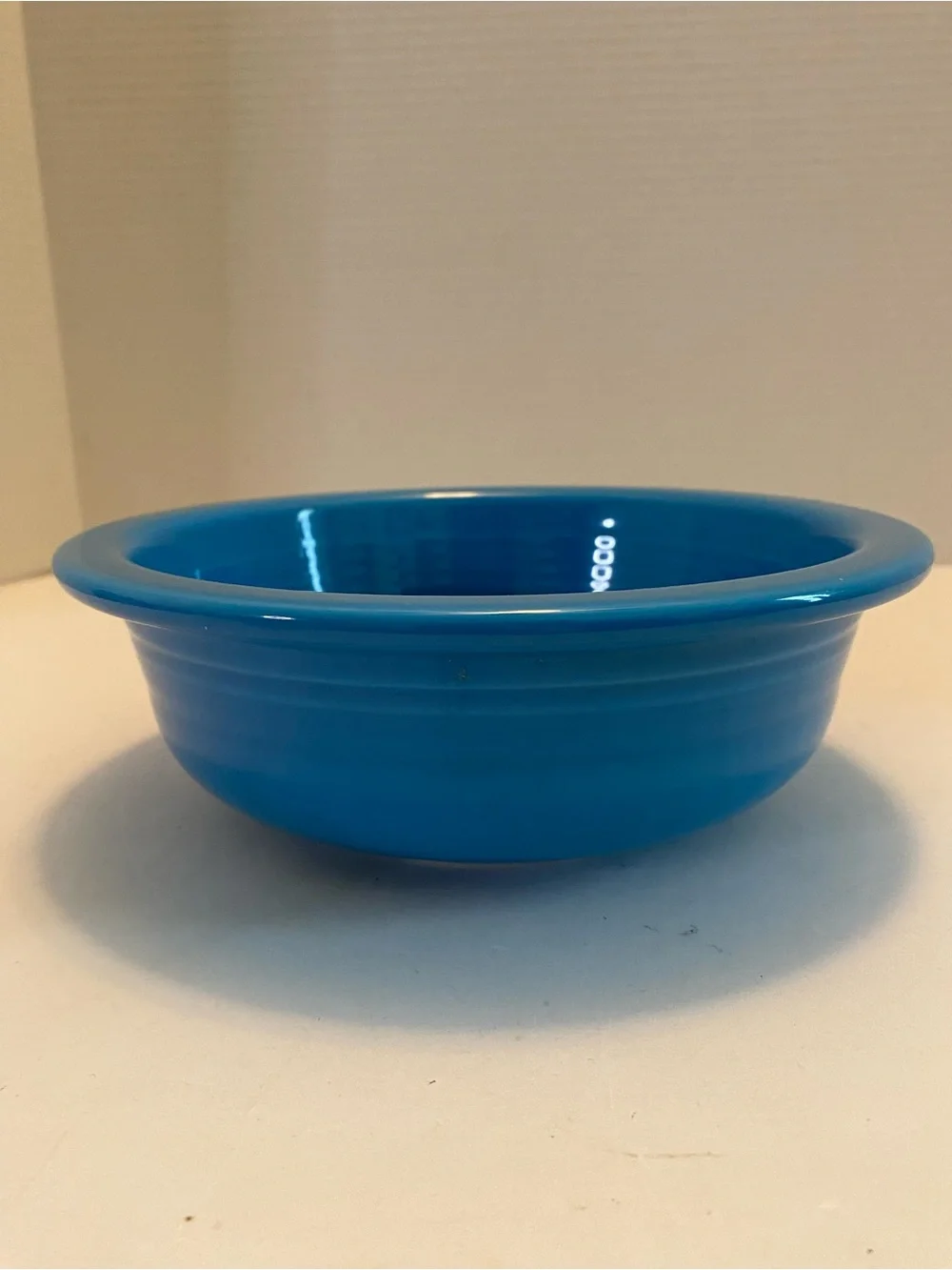 FIESTA Serving Bowl  Blue Peacock 8 1/2” Retired Pattern Mint Condition